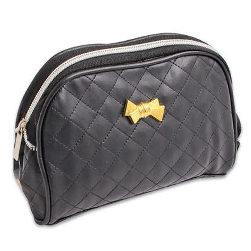 1 Cosmetic Bag Makeup Zippered Case Travel Tote Toiletry Beauty Pouch Organizer