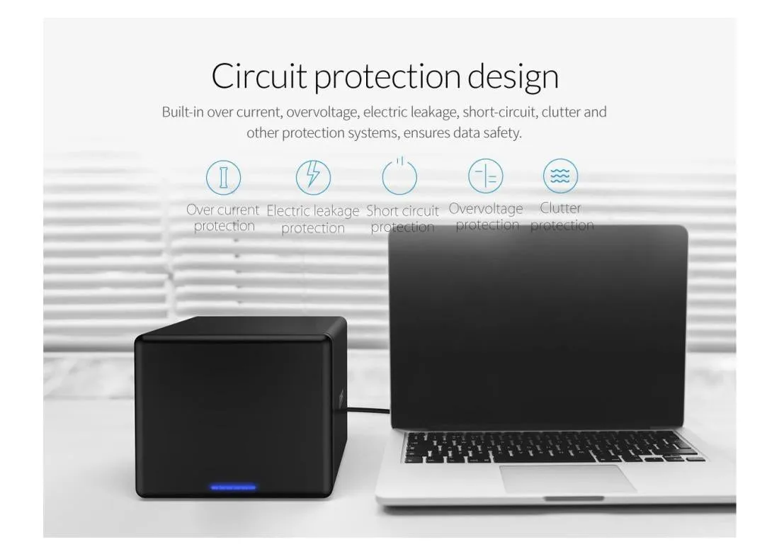 5 Bay Usb c External Hdd Dock with Raid