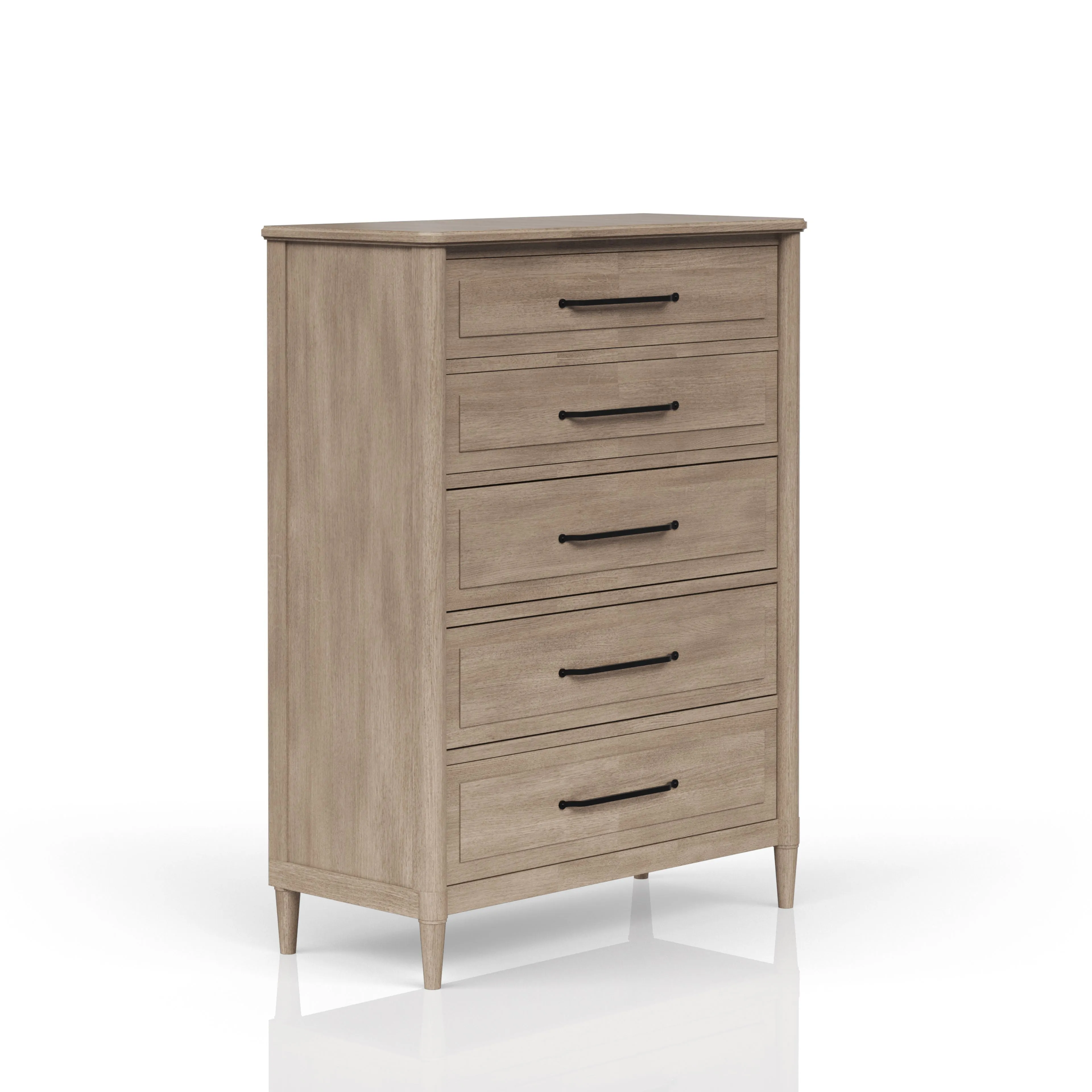 5 Drawer Door Chest - Sand by Couch.com