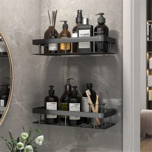 Bathroom Shelves No-drill Corner Shelf Shower Storage Rack Holder