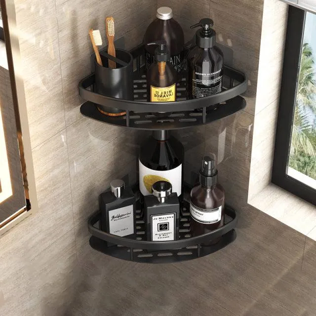 Bathroom Shelves No-drill Corner Shelf Shower Storage Rack Holder