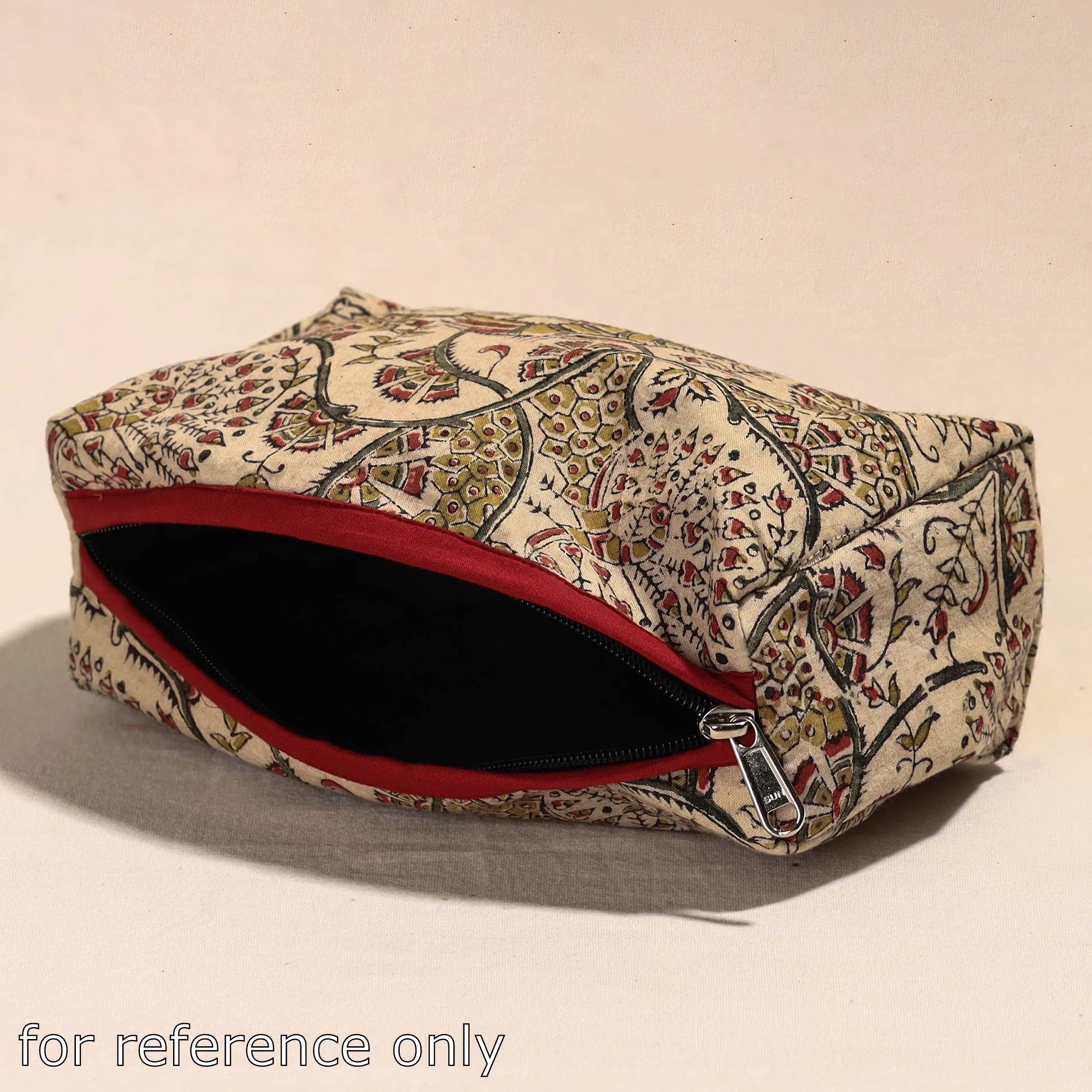 Black - Handmade Cotton Toiletry Pouch 02
