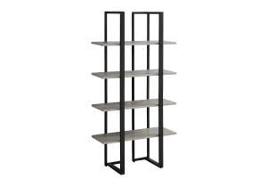 Bookshelf, Bookcase, Etagere, 4 Tier, Office, Contemporary & Modern by Couch.com