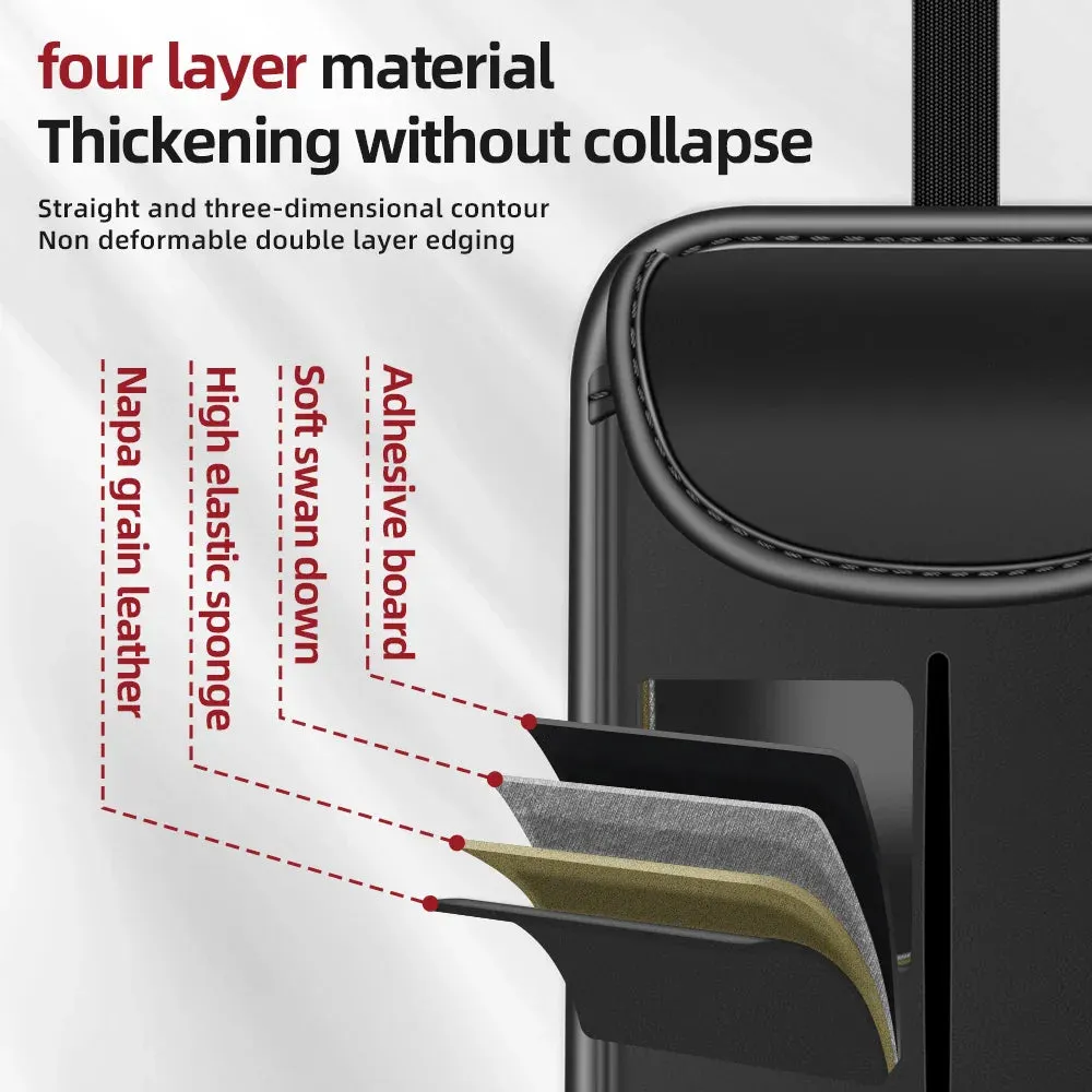 Car Backseat Storage Bag Multi-Pocket Seat Organizer For Tissue Water Cup And More