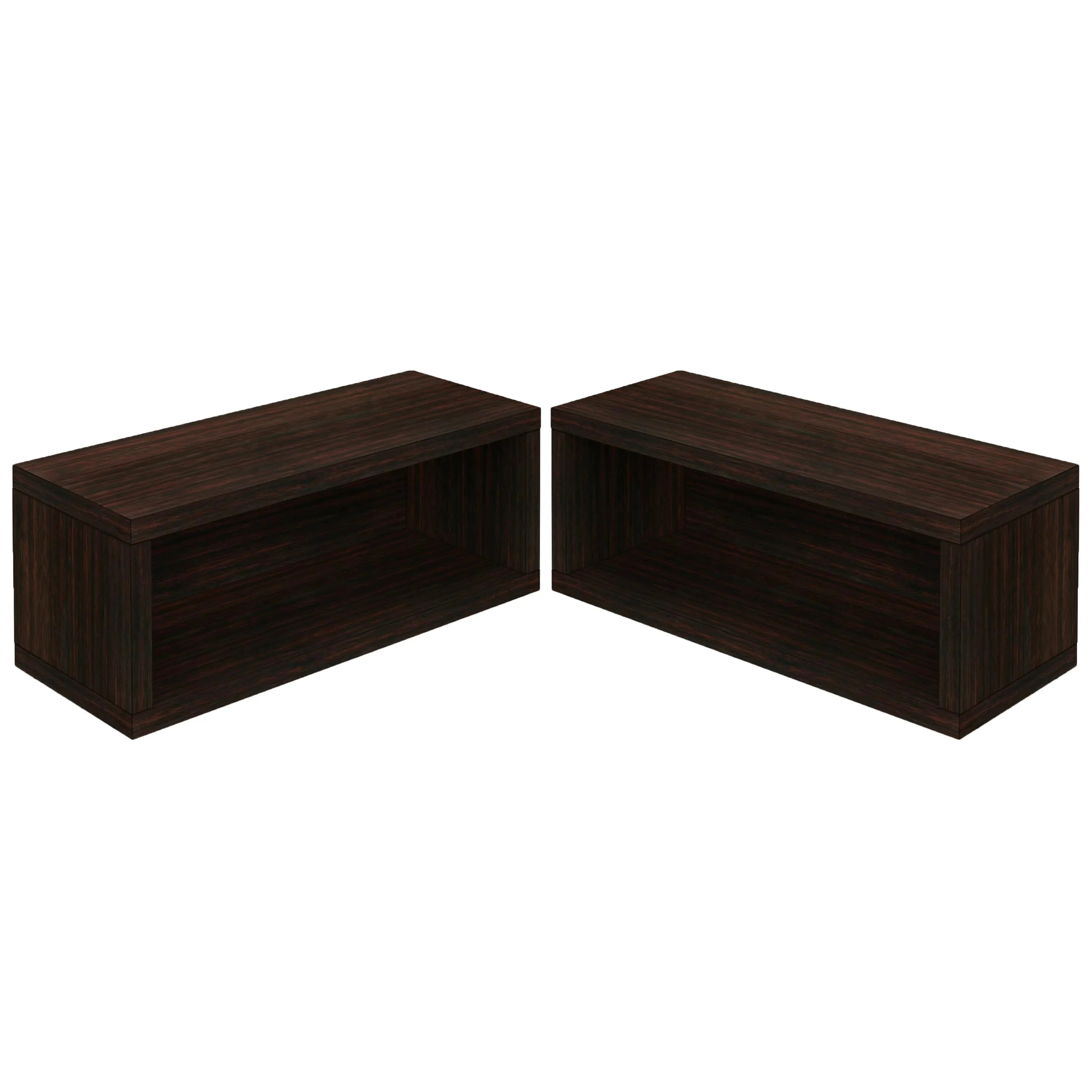 CD Rack Set of 2 - Espresso (pre-order ships 12/6)
