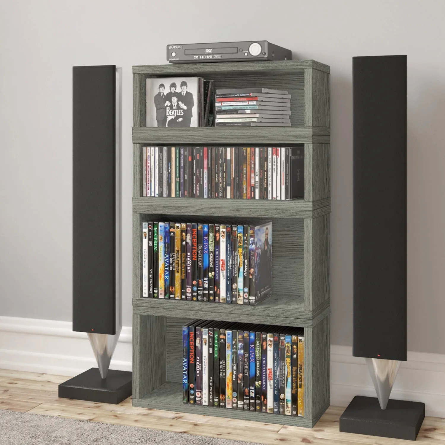 CD Rack Set of 2 - Grey (pre-order ships 12/6)