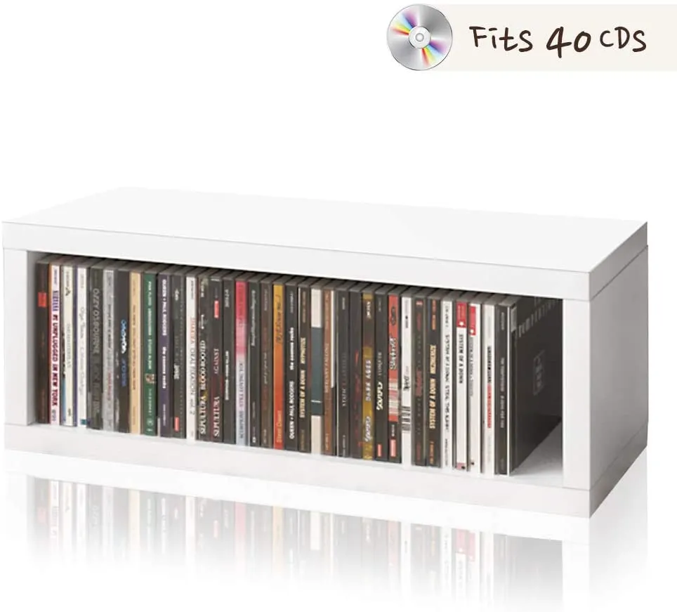CD Rack, White (pre-order ships 6/30/25)