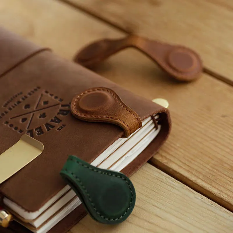 Christmas Early Sale 49% OFFVintage Magnetic Leather Bookmark