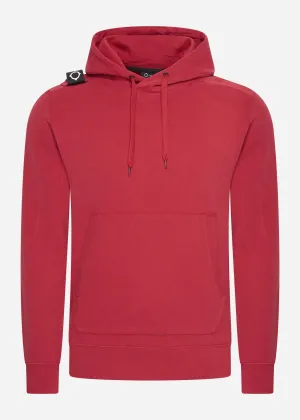 Core overhead hoody - carmine red