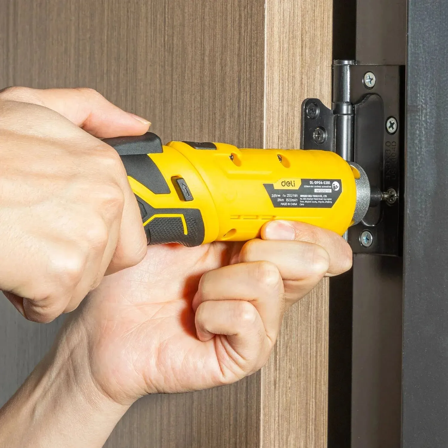 Deli 3.6v Electric Screwdriver Rechargeable Assembly & Repair Tool with Led Work Light