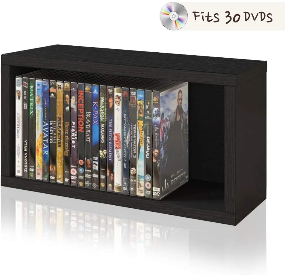 DVD / Game Storage Rack, Black (pre-order ships 12/16)