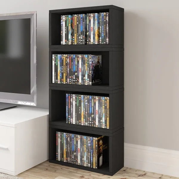 DVD / Game Storage Rack, Black (pre-order ships 12/16)