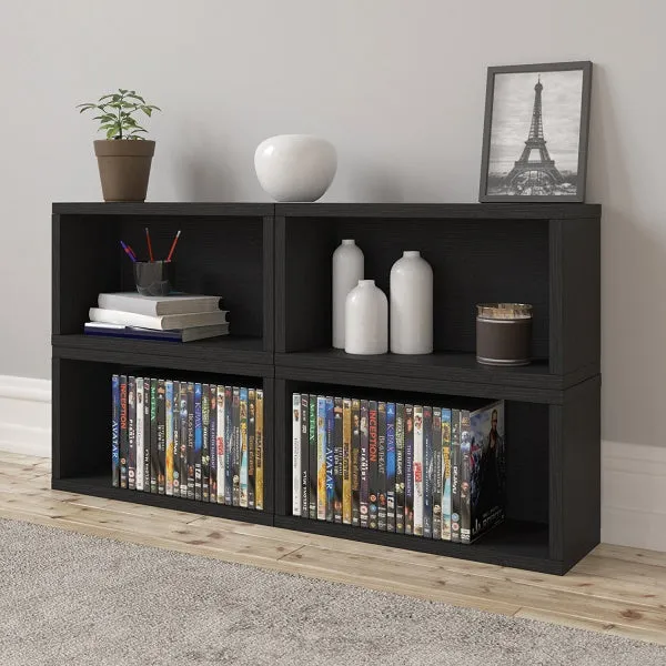 DVD / Game Storage Rack, Black (pre-order ships 12/16)