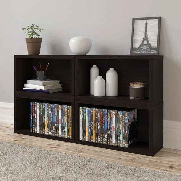 DVD / Game Storage Rack, Espresso (pre-order ships 6/30/25)