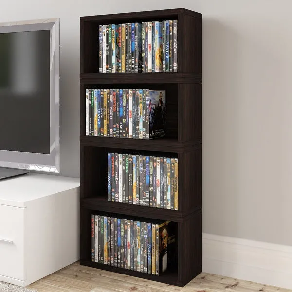 DVD / Game Storage Rack, Espresso (pre-order ships 6/30/25)