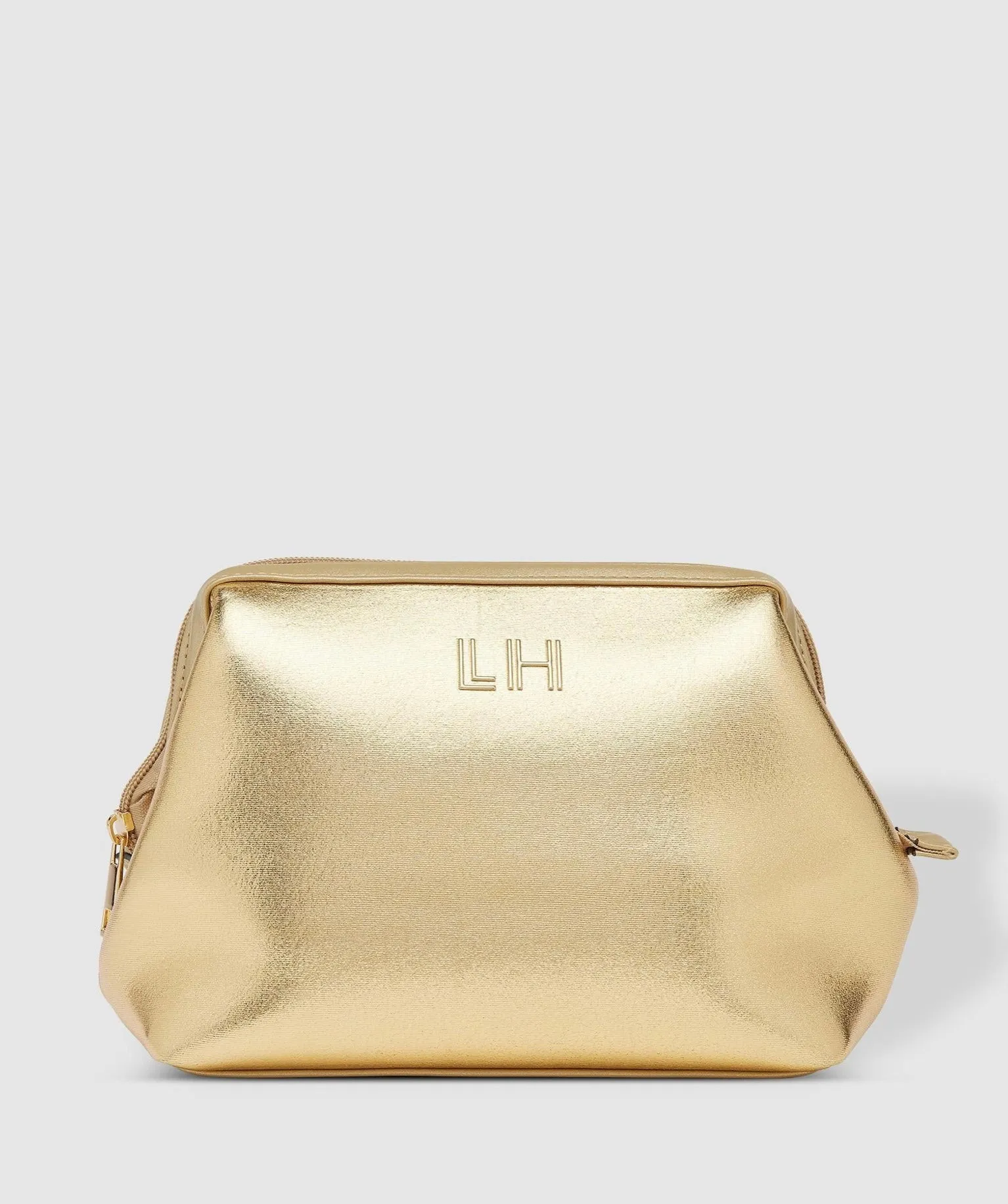 Eliza Neoprene Makeup Bag - Metallic