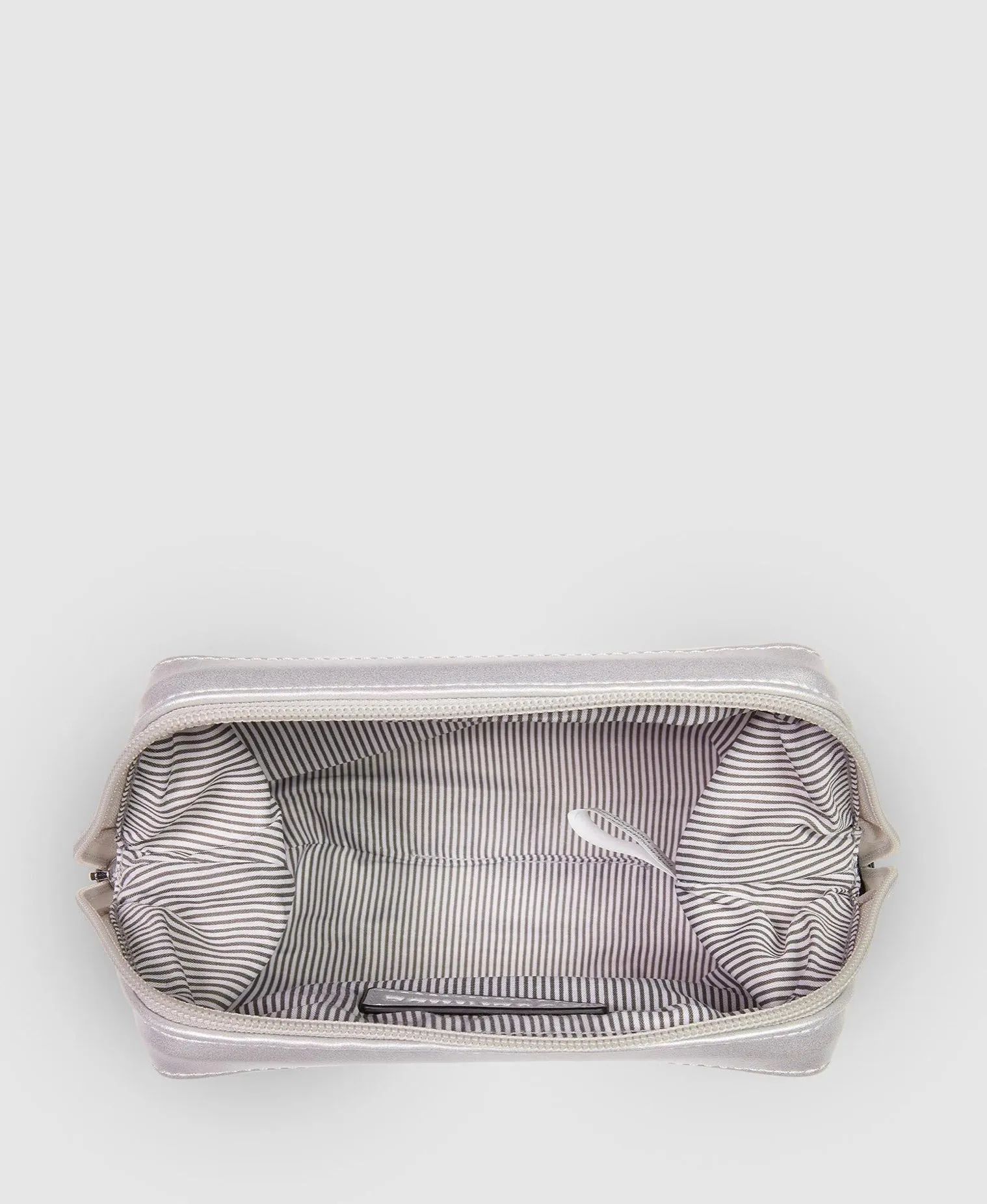 Eliza Neoprene Makeup Bag - Metallic