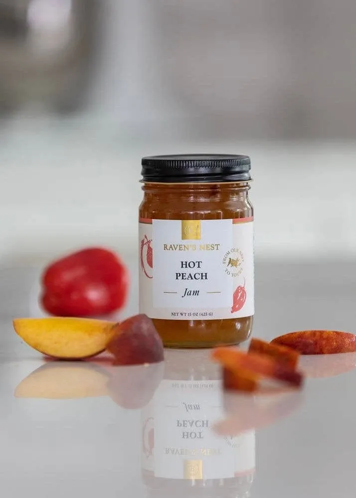 Hot Peach All Natural Jam