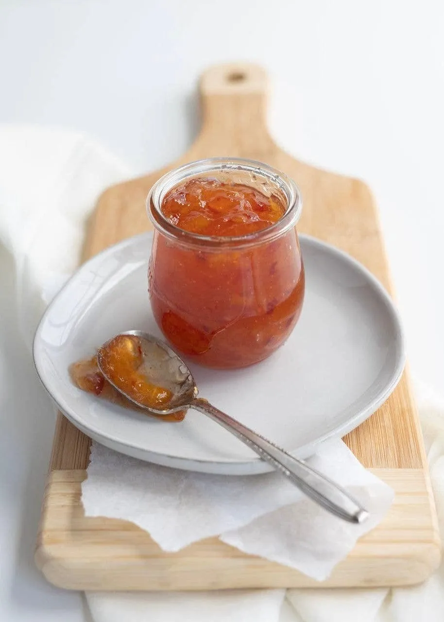 Hot Peach All Natural Jam