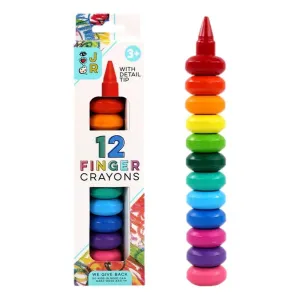 JR 12 Finger Crayons