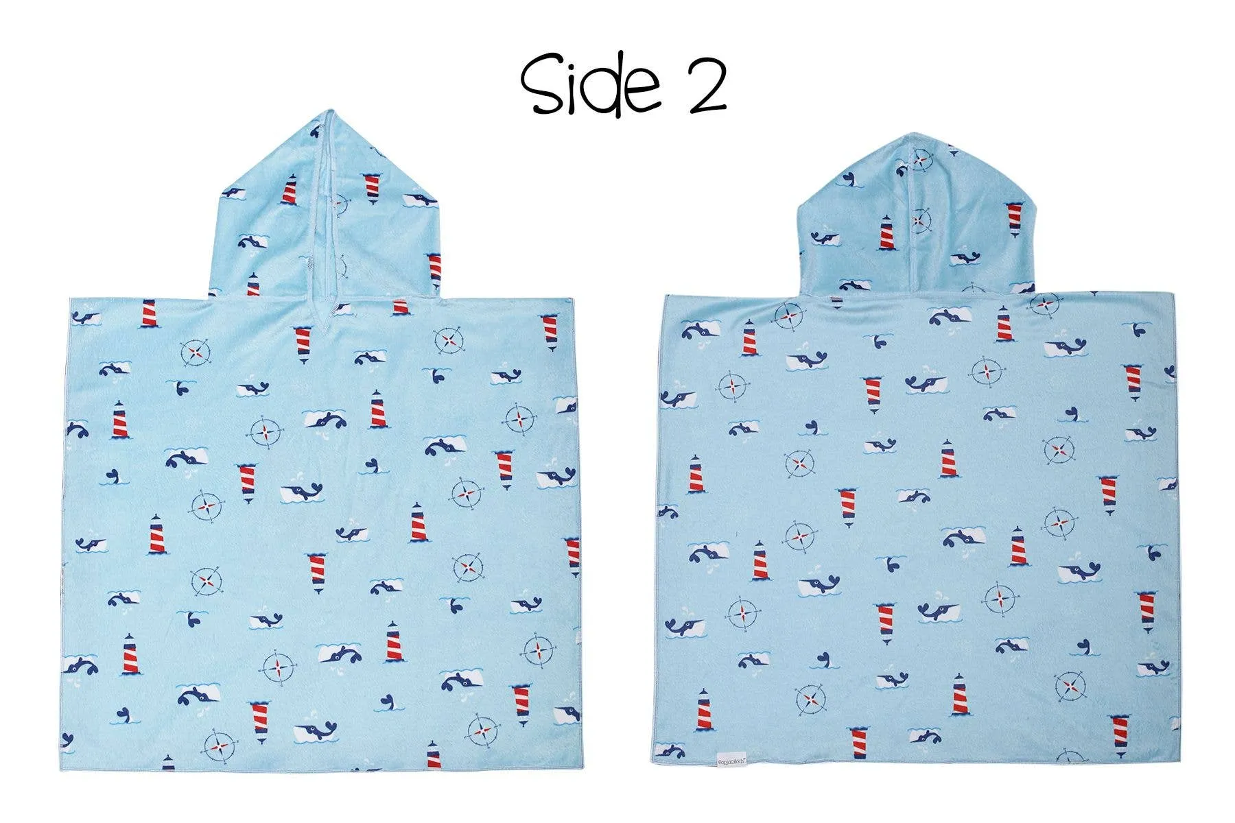 Kids UPF50  Cover-Up - Shark/Nautical