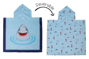 Kids UPF50  Cover-Up - Shark/Nautical