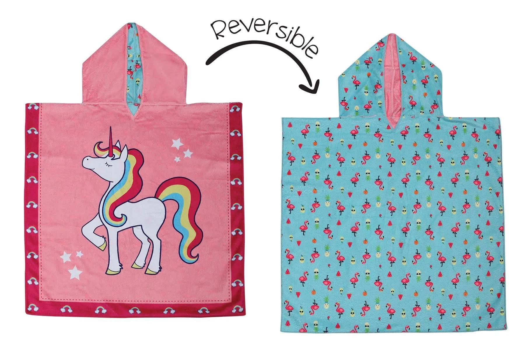 Kids UPF50  Cover-Up - Unicorn/Tropical