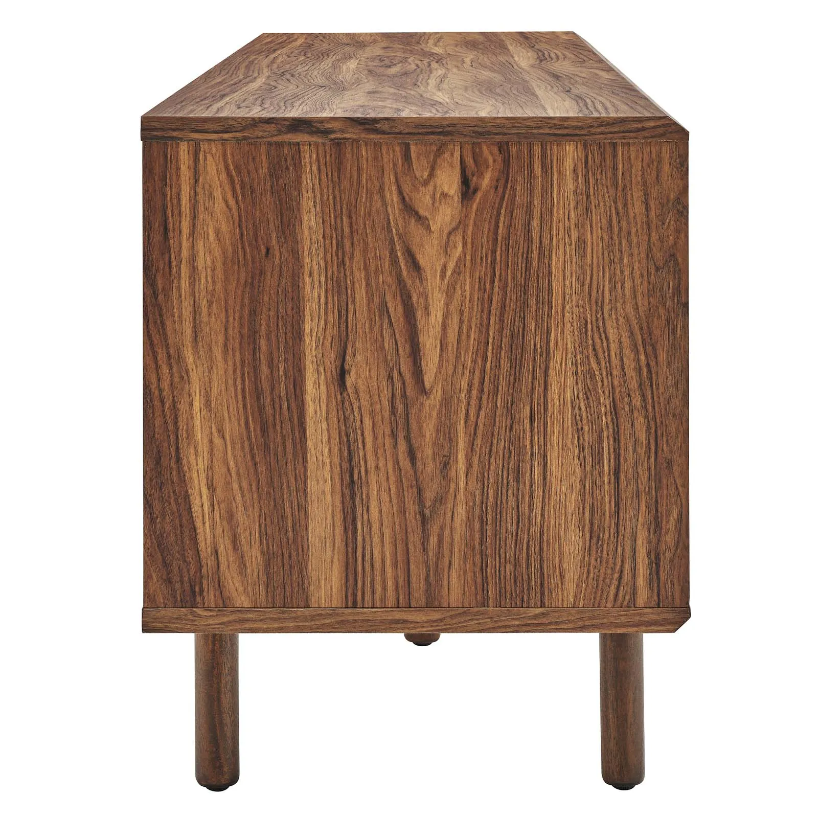 Kurtis 67" TV and Vinyl Record Stand Walnut EEI-6236-WAL