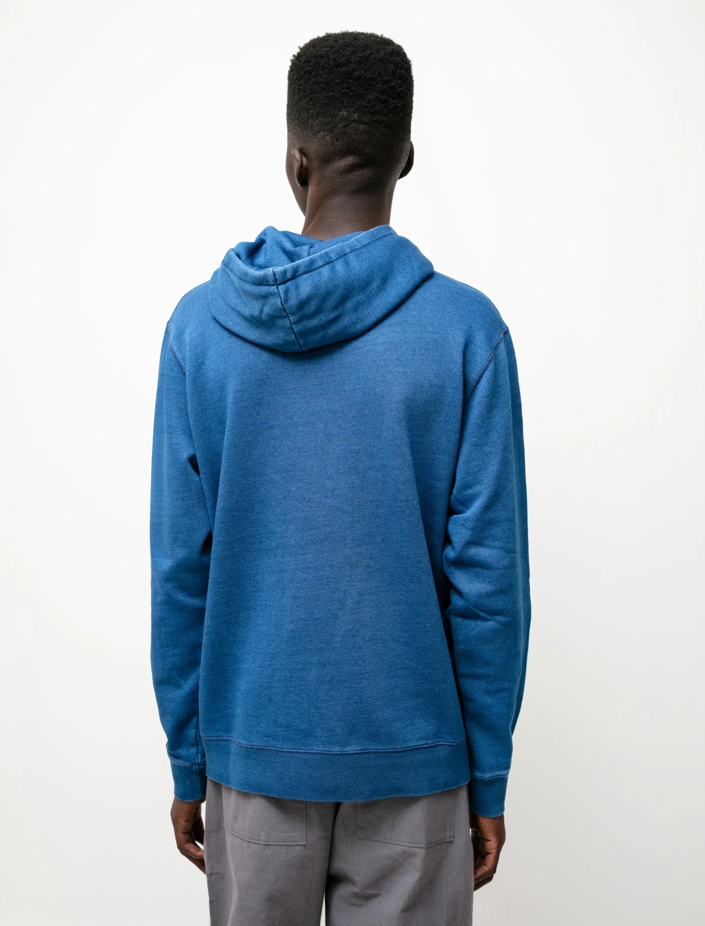 Loopback Overhead Hoody Real Indigo