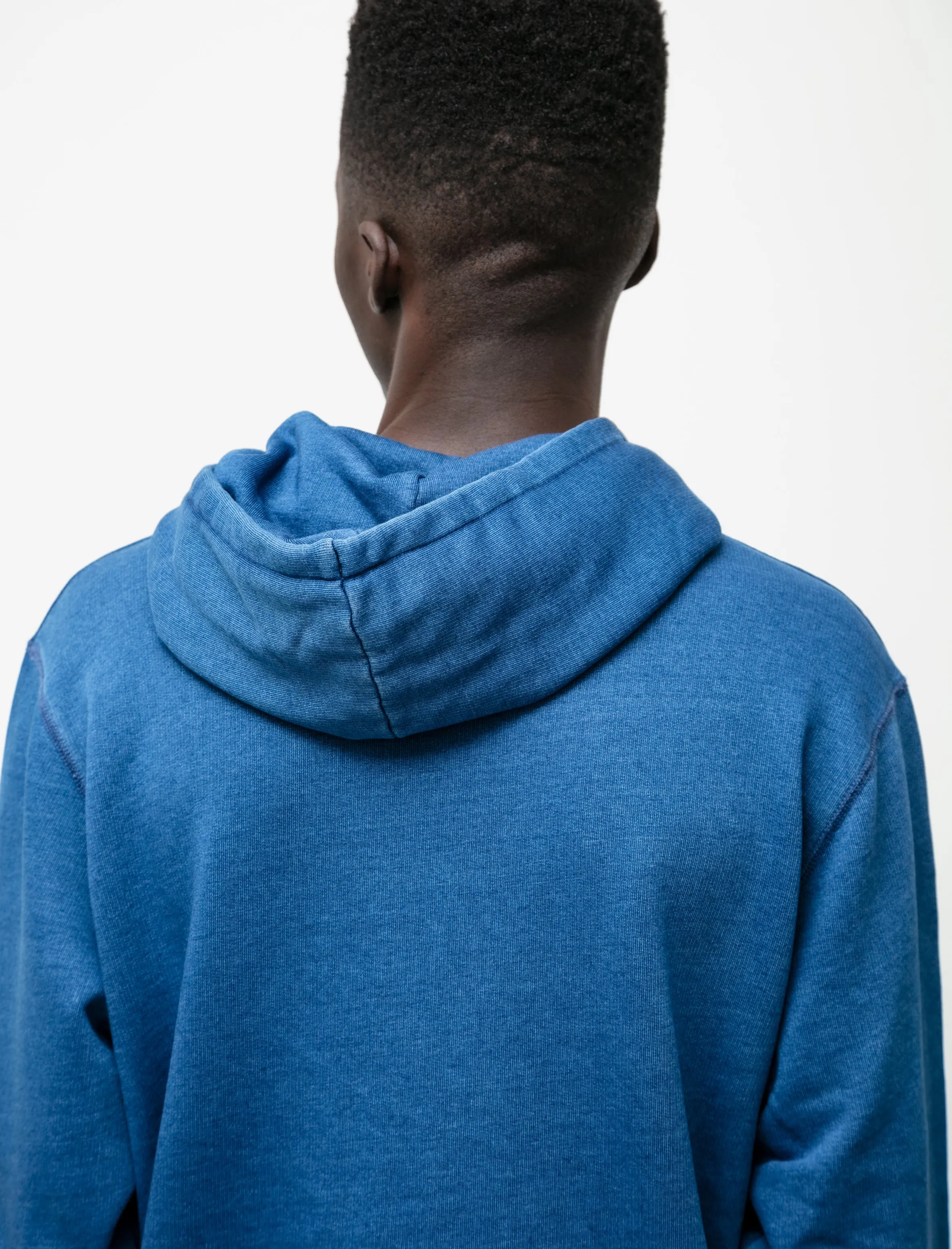 Loopback Overhead Hoody Real Indigo