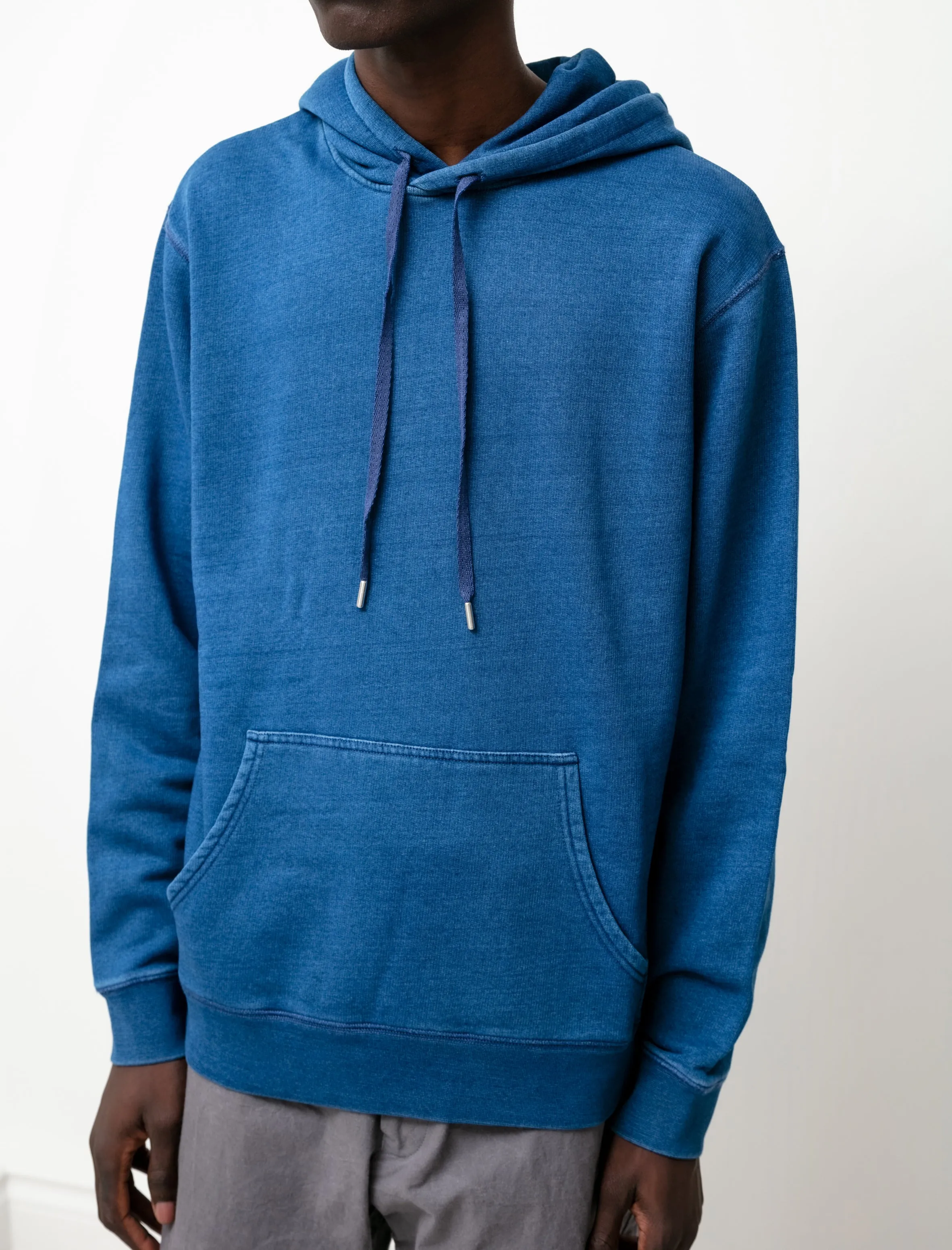Loopback Overhead Hoody Real Indigo
