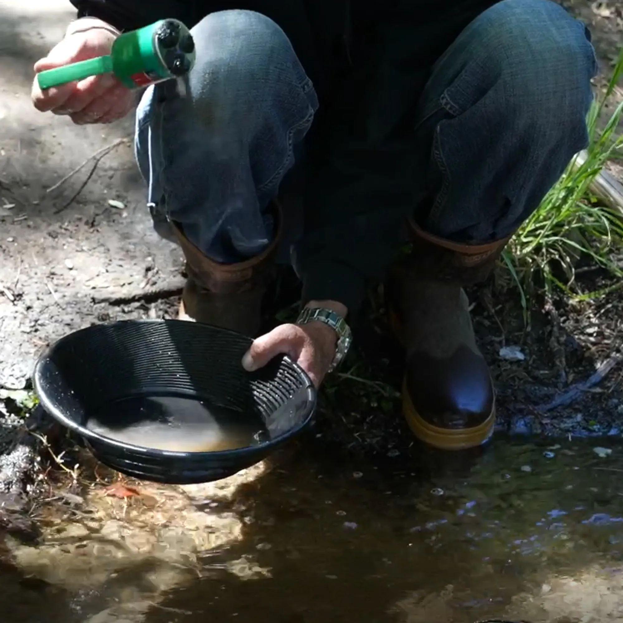 Magnetic pickup tool; black sand gold separator; hand held gold prospecting tool; essential tool for gold panning kit; separating gold from pay dirt - Choose your size!