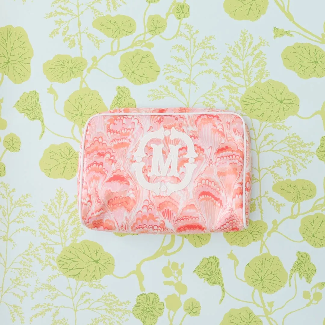 Meg Braff x Weezie Small Patterned Toiletry Bag