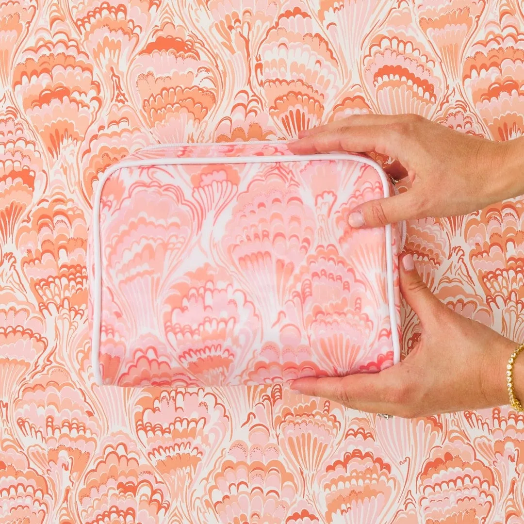 Meg Braff x Weezie Small Patterned Toiletry Bag