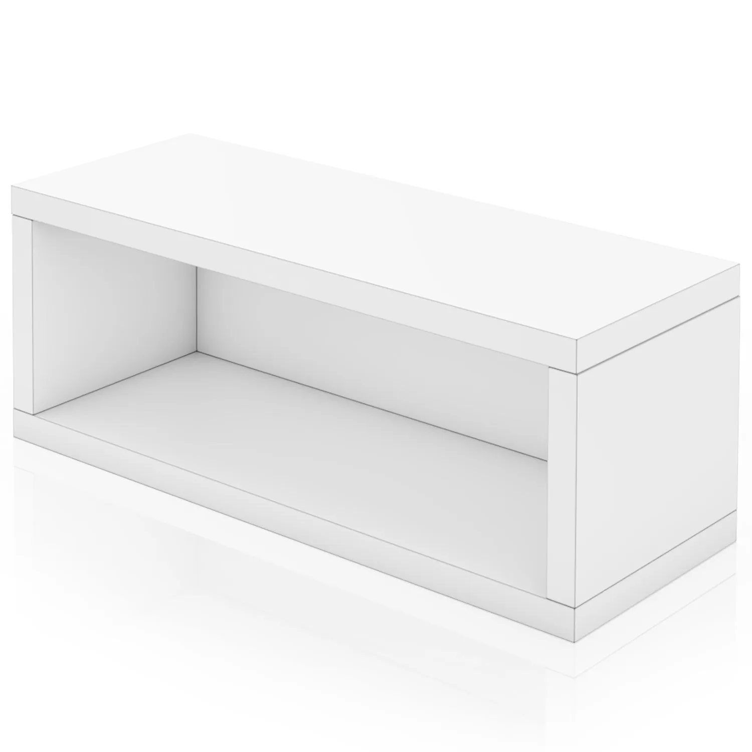 Memphis Stackable CD Rack, White (pre-order ships 6/30/25)