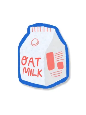 Oat Milk Sticker