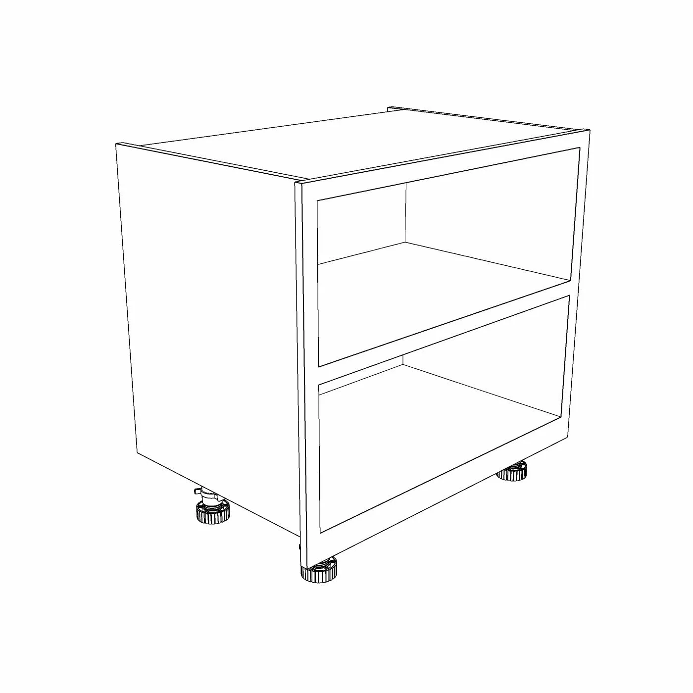 Open Shelf Base Cabinet
