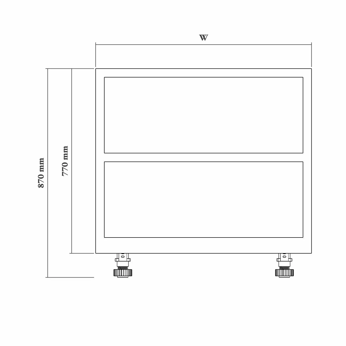 Open Shelf Base Cabinet