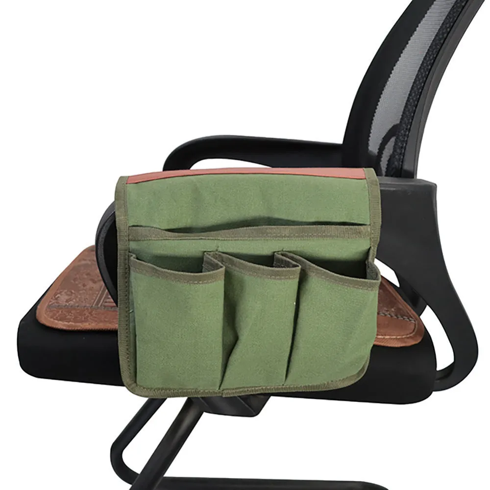 Outdoor chair armrest hanging bag