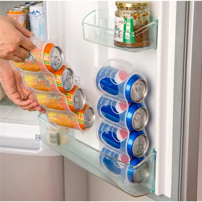 Refrigerator Space-Saving Drink Storage