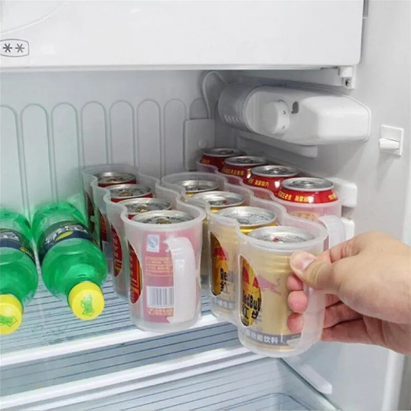 Refrigerator Space-Saving Drink Storage