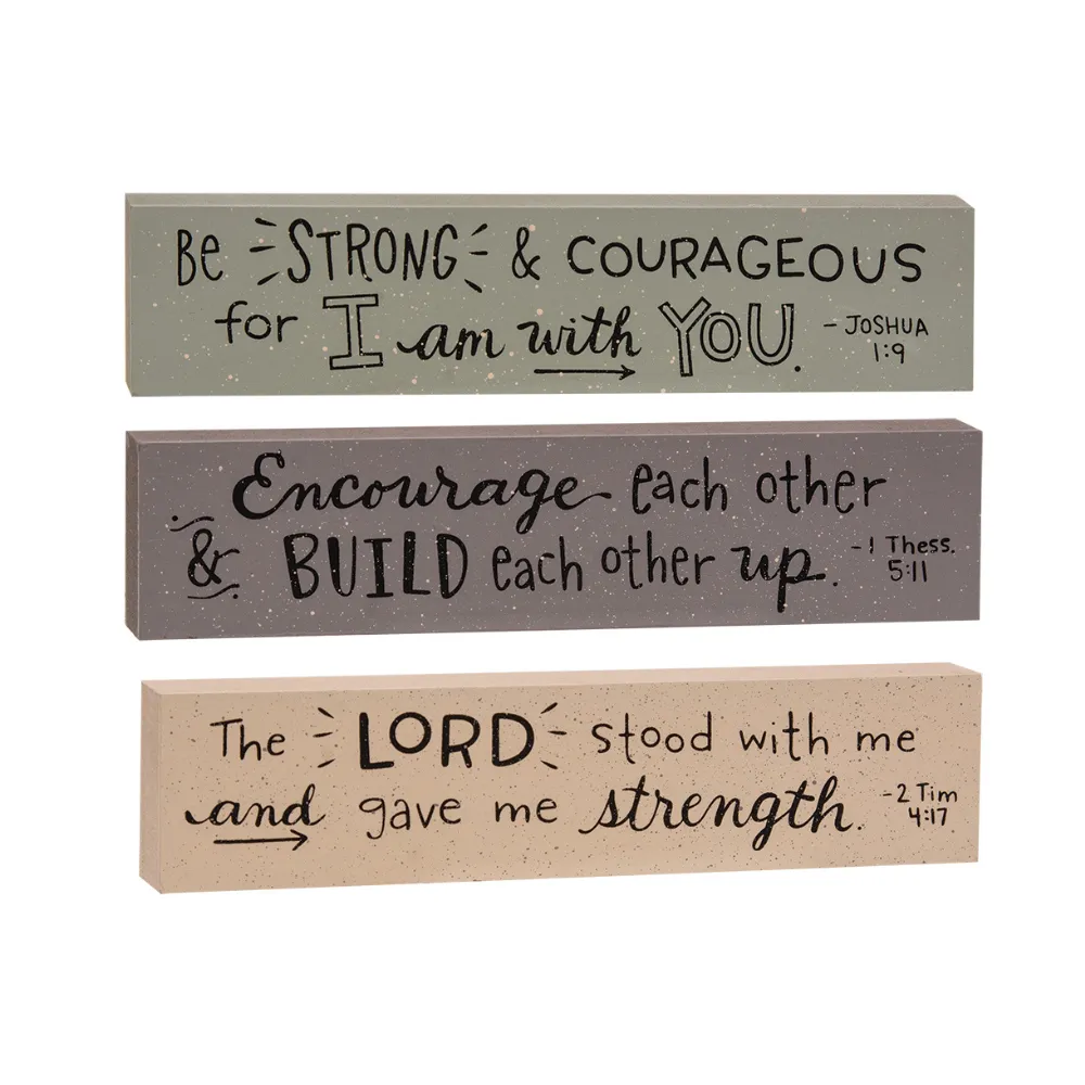 Scripture Shelf Block