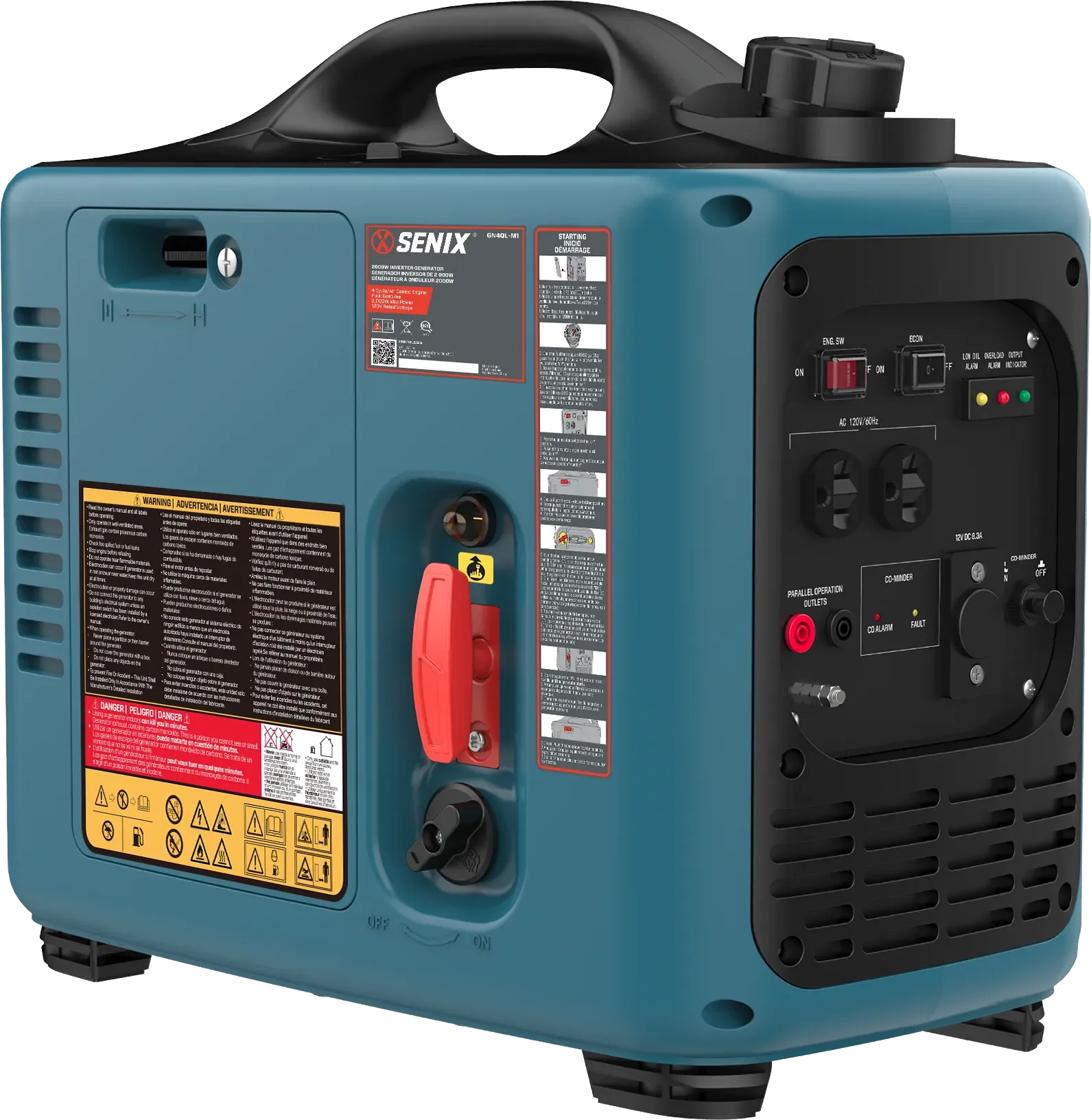 Senix GN4QL-M1 Gas Inverter Generator 2000W Portable New