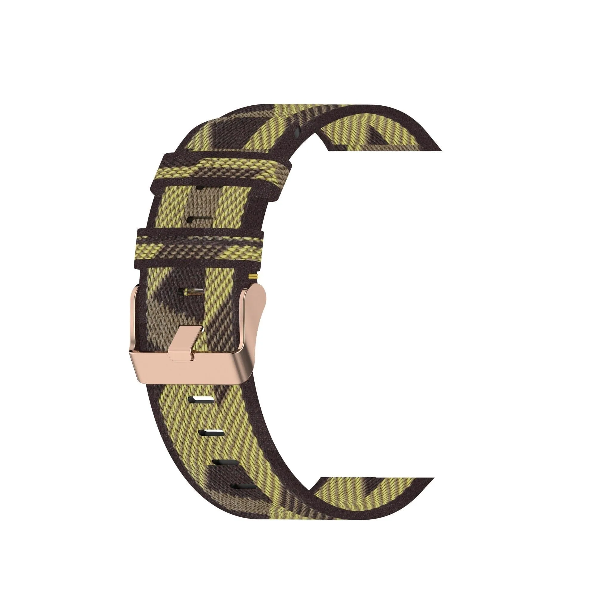 Stylish Canvas Watch Straps Compatible with Ticwatch E & C2