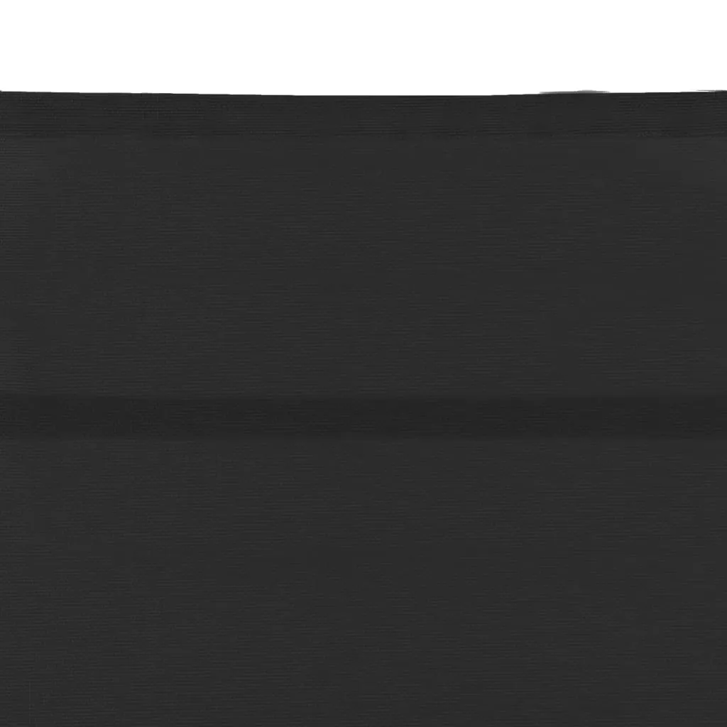 Sun Lounger Textilene and Aluminium Black