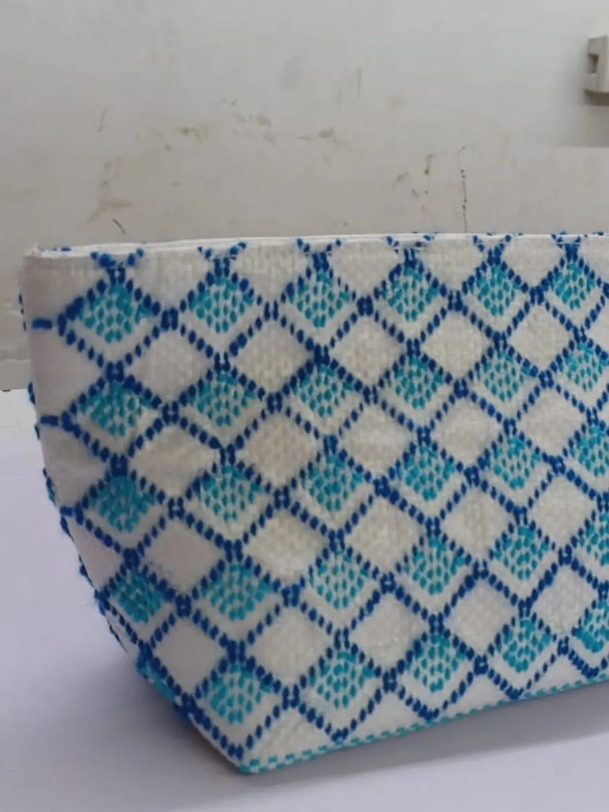 Taat Hand Embroidery Travel/Toiletry Pouch - Large