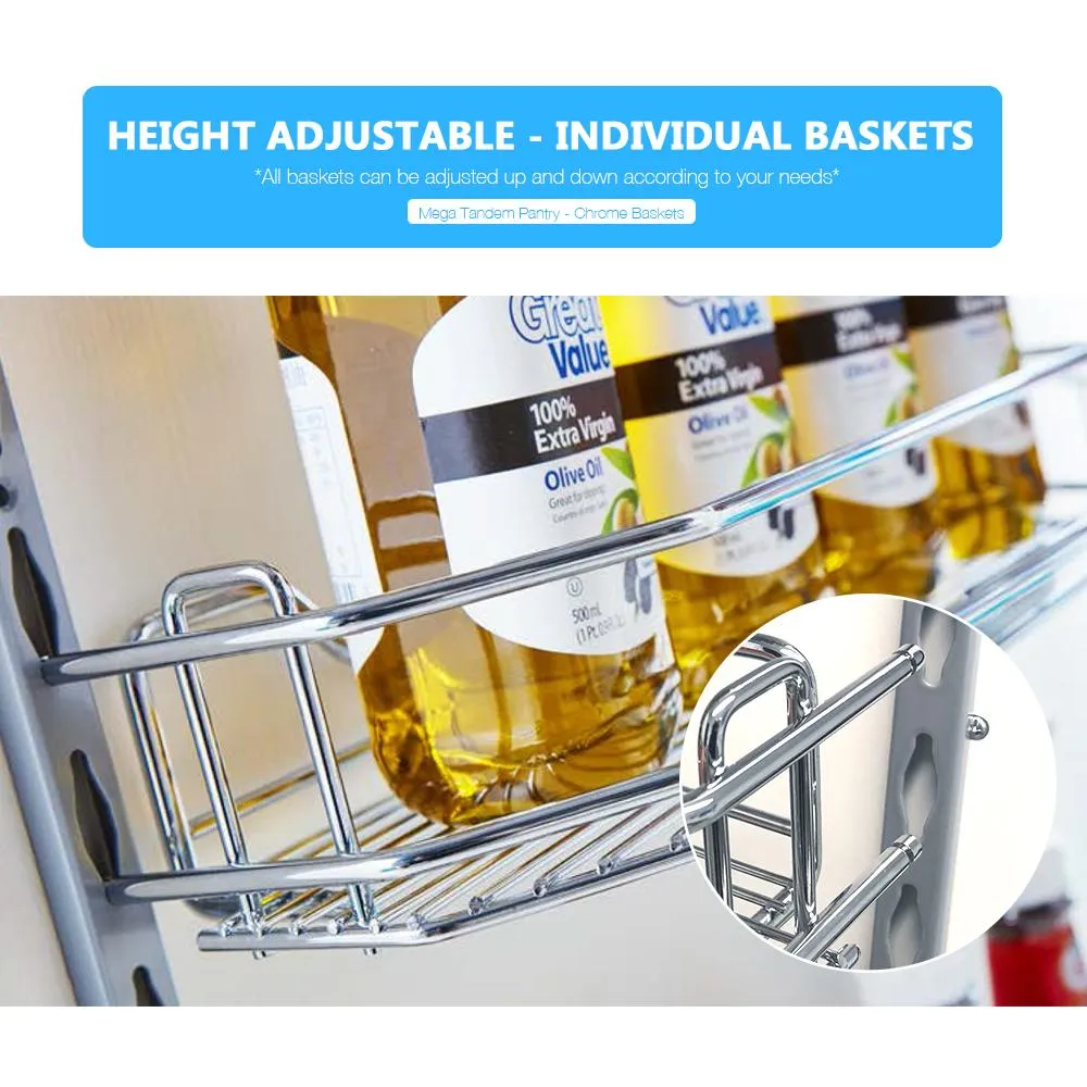 Tandem Pantry - Chrome Basket