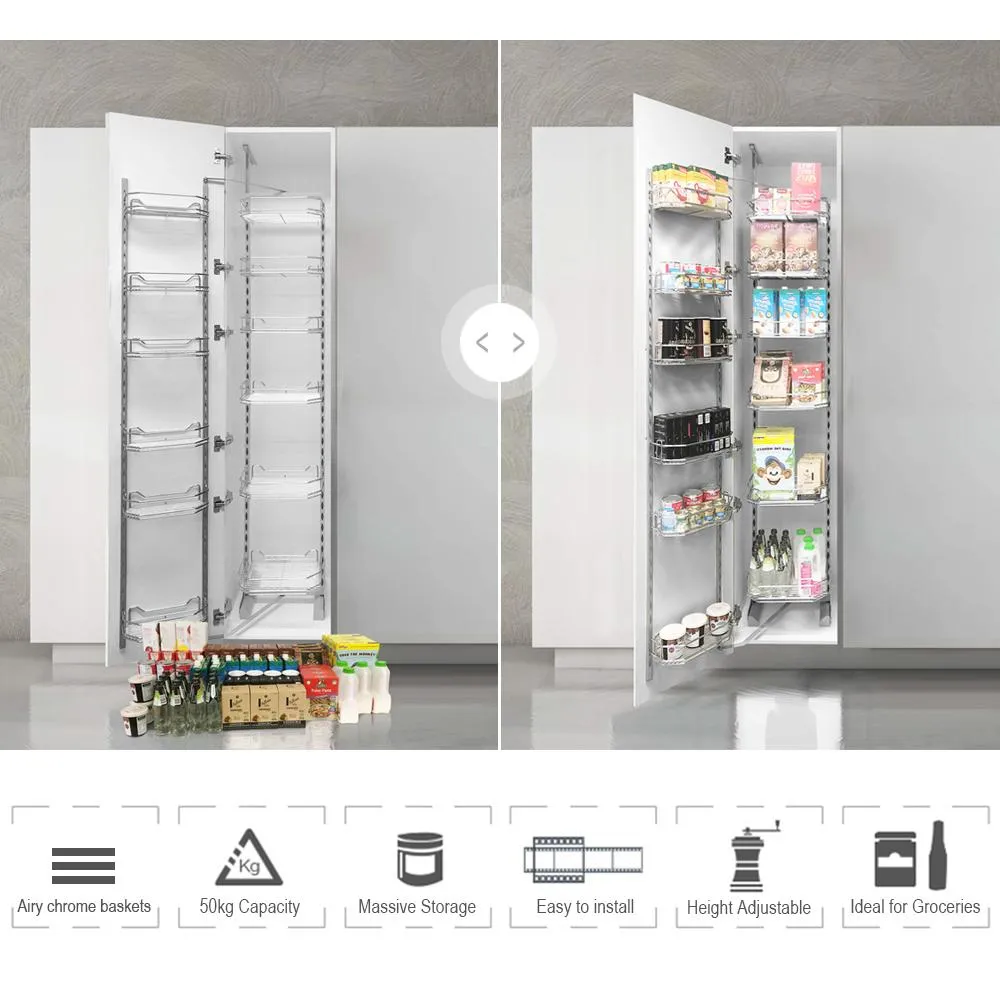 Tandem Pantry - Chrome Basket