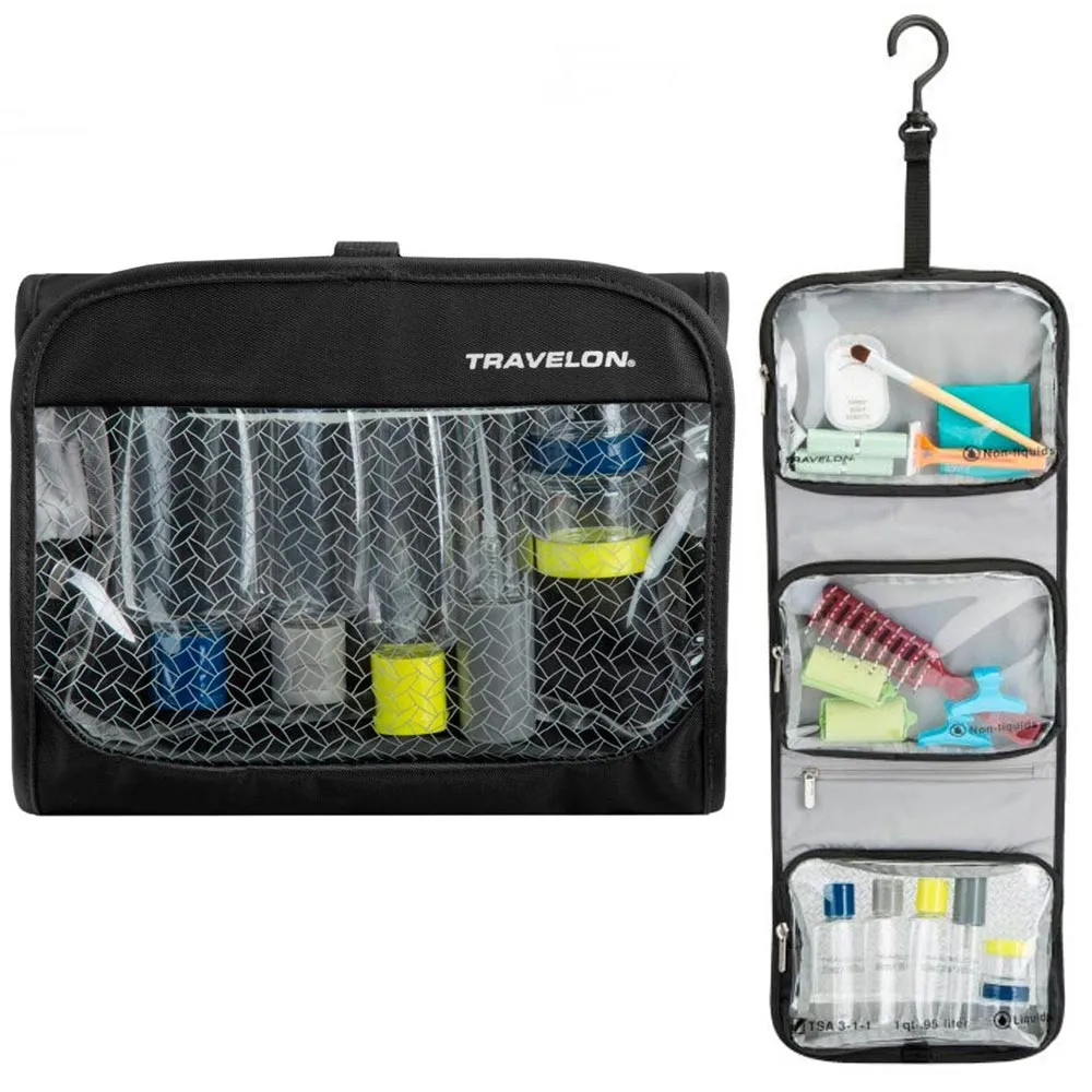 Travel Toiletry Bag Bathroom Hanging Organizer Makeup Bag Pouch Travelon Tote