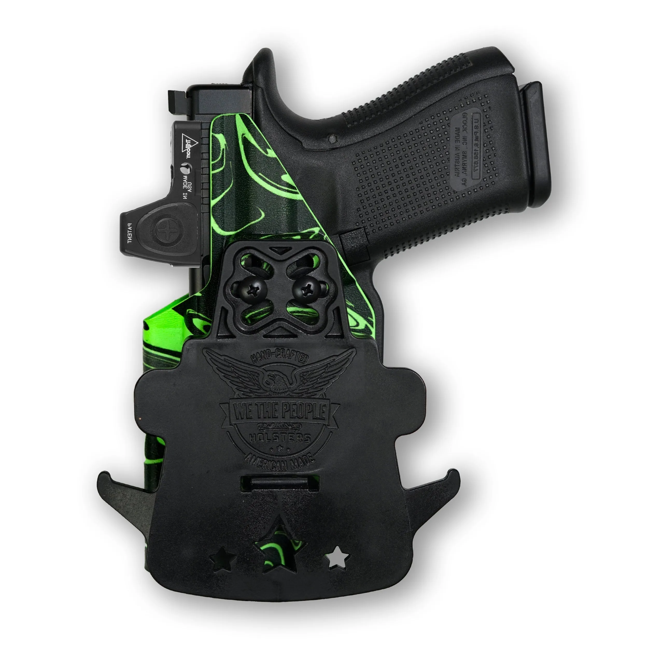Walther PDP Pro SD Compact 4" with Streamlight TLR-1/1S/HL Light Red Dot Optic Cut OWB Holster